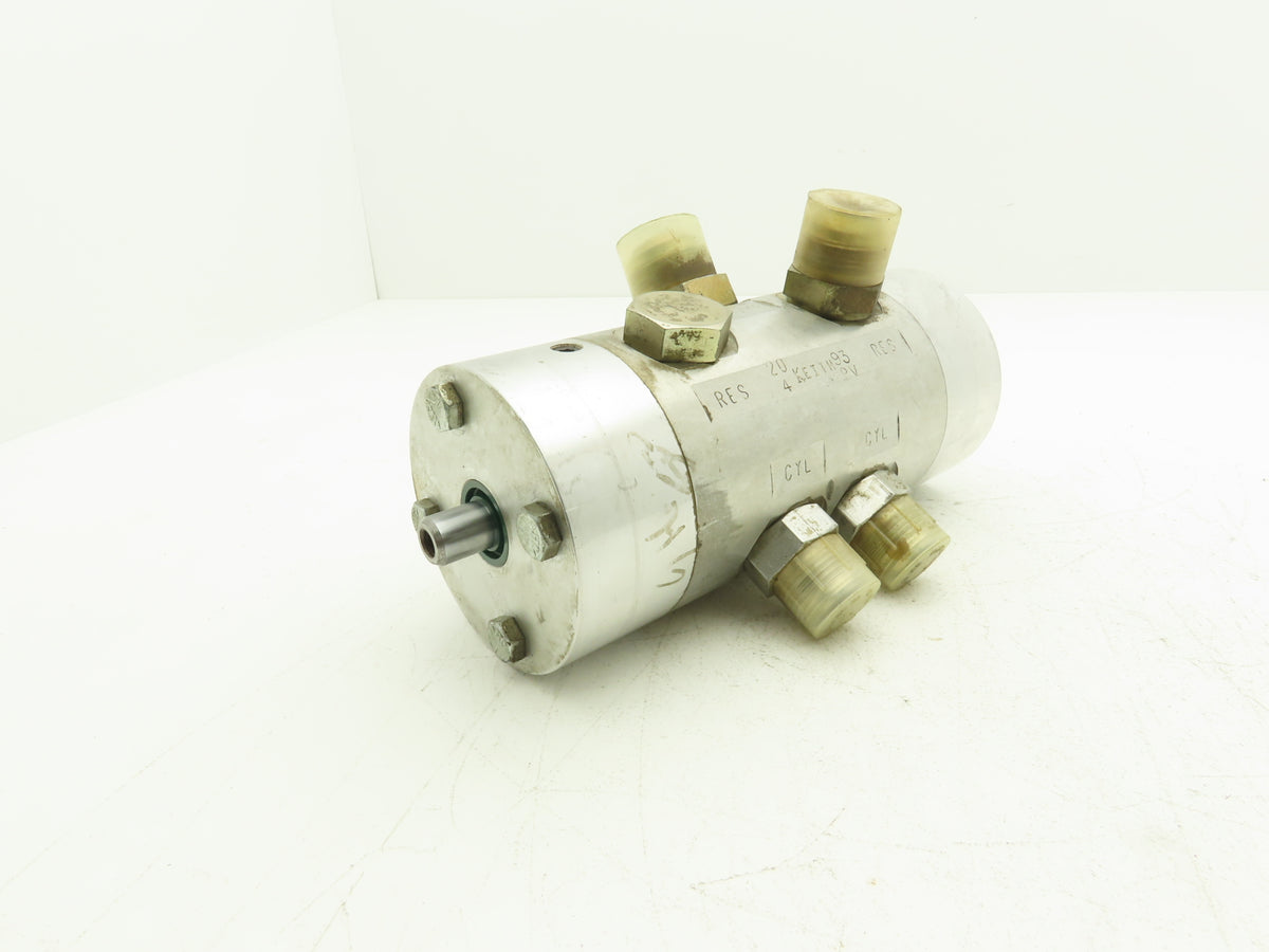 Keith Hydraulic Walking Floor Switching Valve 5/8" Shaft 9"x 4" Body Five Ports