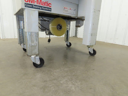 3M Matic 800A Carton Sealer Adjustable Case Taper Sealing System 115V Top Bottom
