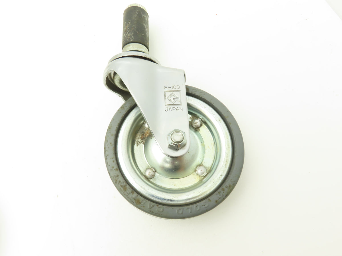 Gold Caster E-100 Swivel Caster Light Duty Industrial 100 mm x 22 mm Lot of 15