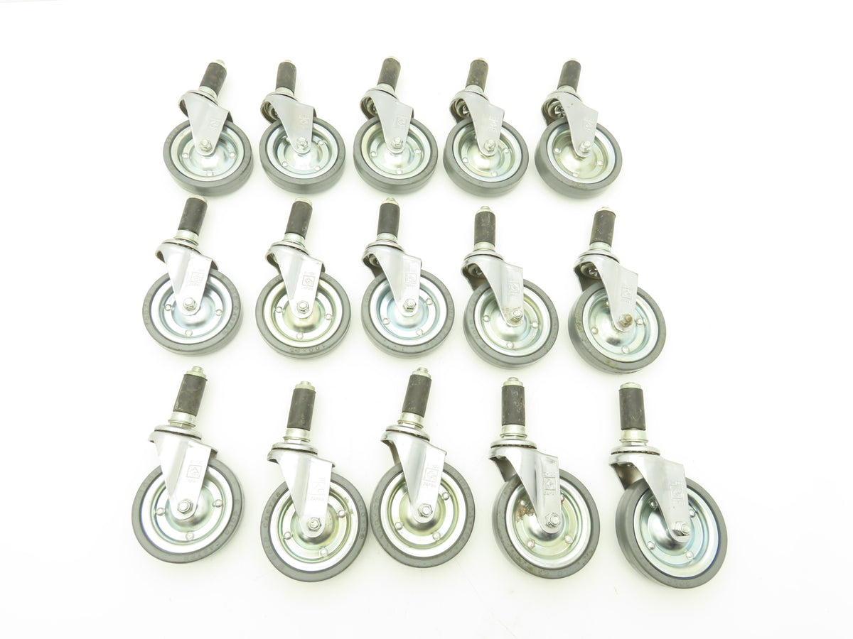 Gold Caster E-100 Swivel Caster Light Duty Industrial 100 mm x 22 mm Lot of 15