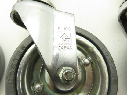 Gold Caster E-100 Swivel Caster Light Duty Industrial 100 mm x 22 mm Lot of 15
