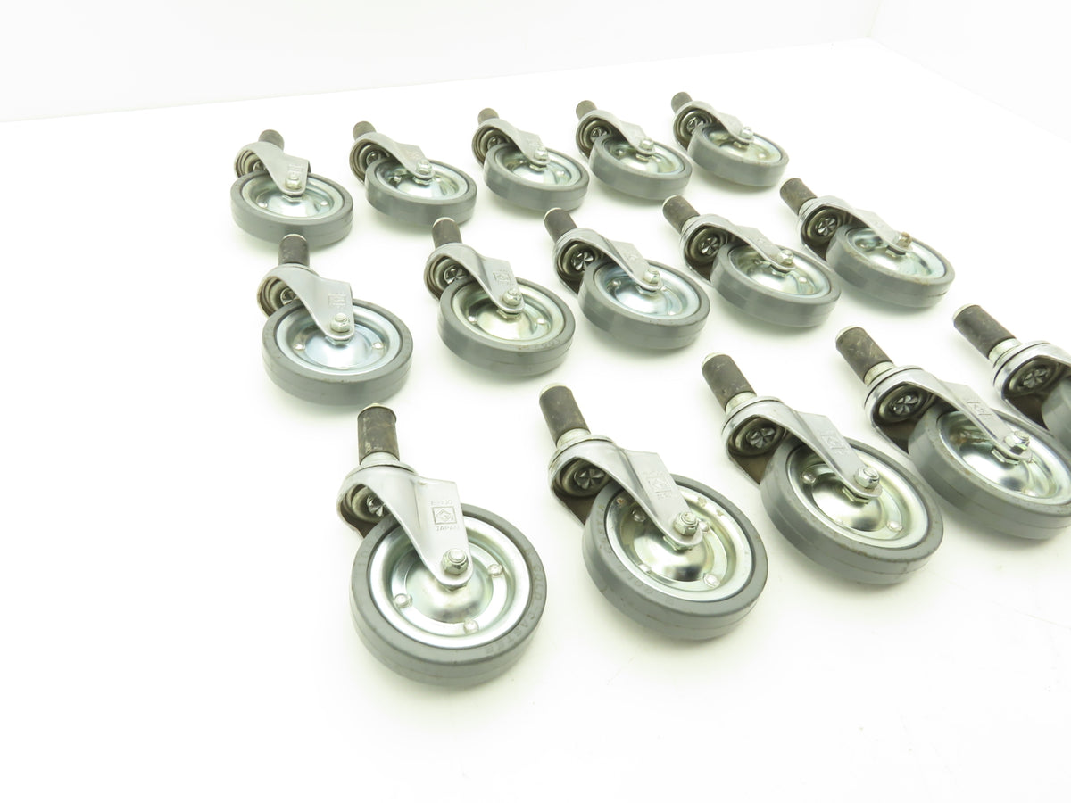 Gold Caster E-100 Swivel Caster Light Duty Industrial 100 mm x 22 mm Lot of 15
