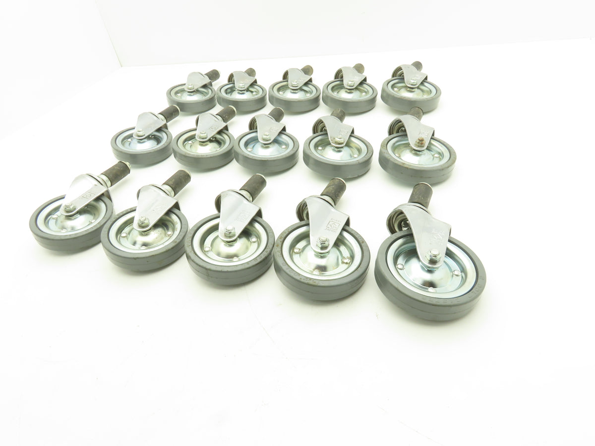 Gold Caster E-100 Swivel Caster Light Duty Industrial 100 mm x 22 mm Lot of 15
