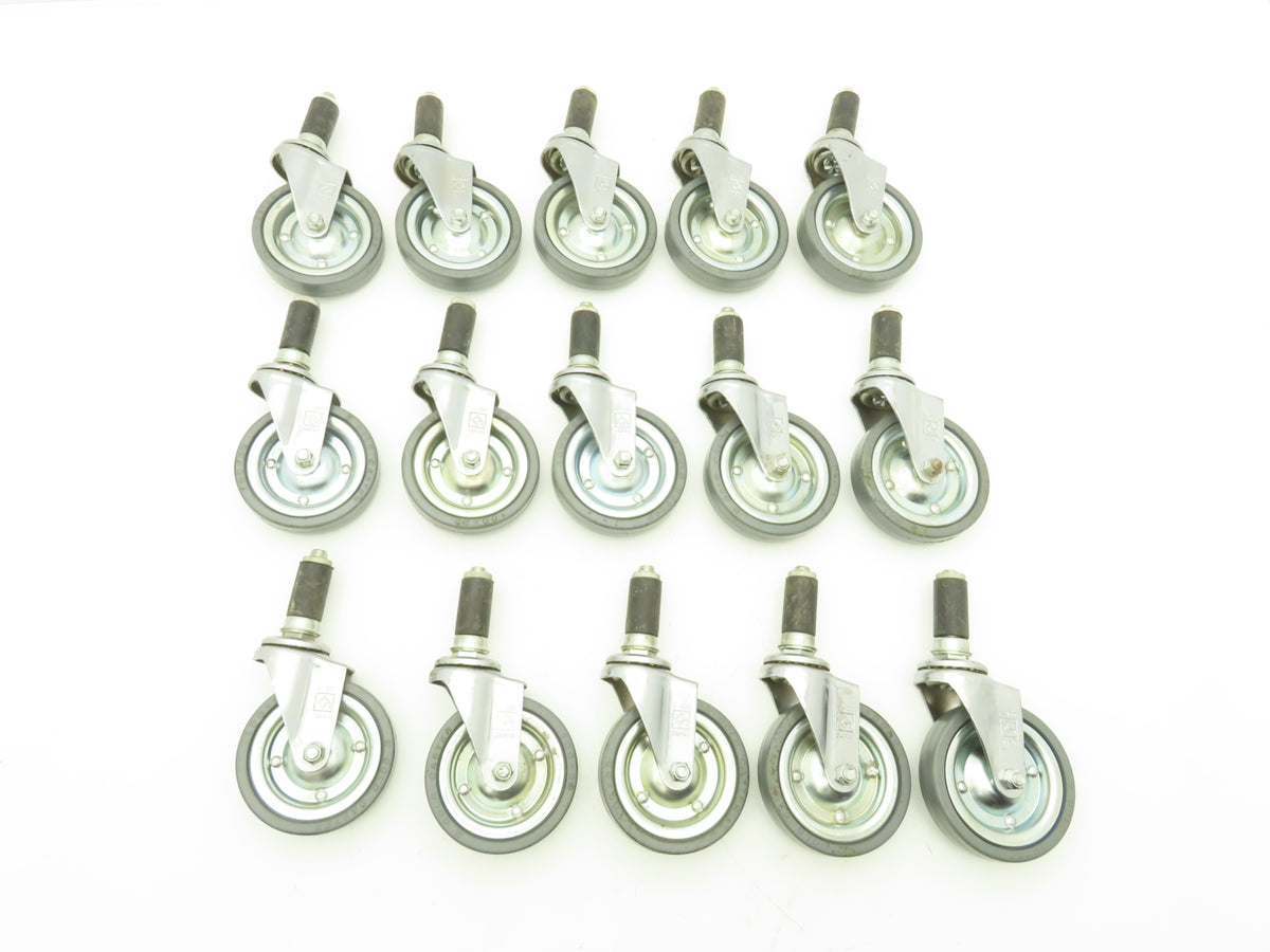 Gold Caster E-100 Swivel Caster Light Duty Industrial 100 mm x 22 mm Lot of 15