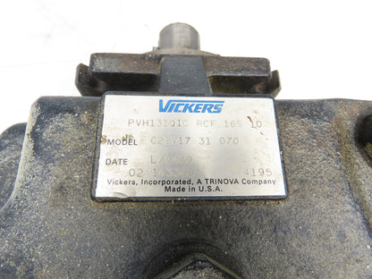 Vickers PVH131QIC RCF 16S 10 C21V17 31 070 Hydraulic Pump 35/60 GPM 3600 PSI