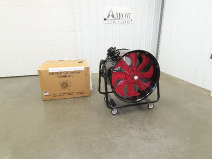 Atlantic ABAF-28-220 Tube Axial Blower Fan 28" 11654CFM 3.2Hp 220V 1PH Explosion
