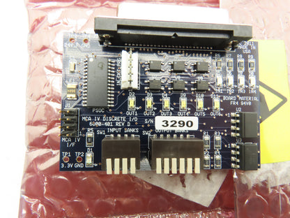 MCA/Diagraph 6000-401-02 Controller IV Discrete I/O Rev D Kit 6000-405