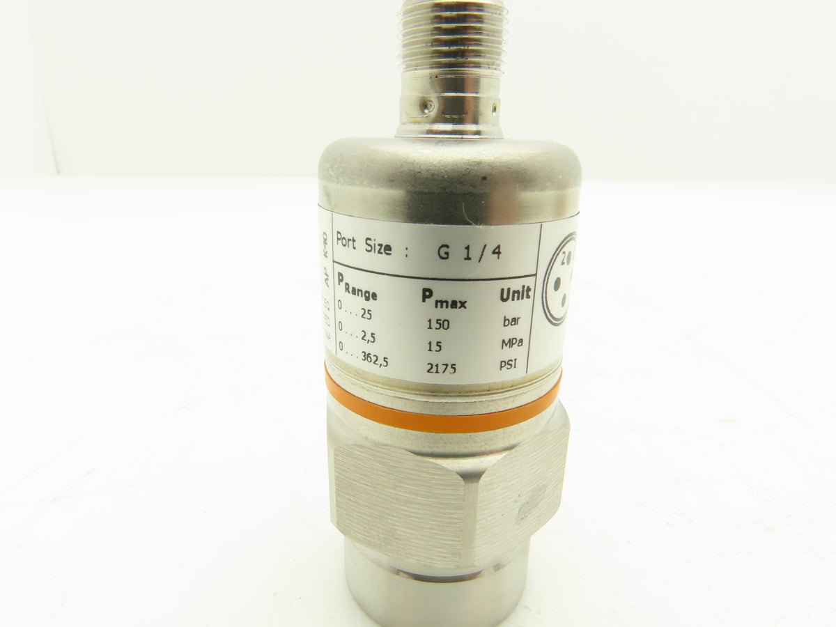 IFM PA3023 Pressure Transmitter Sensor G1/4" PA-025-RBR14-A-ZVG/US/ /V