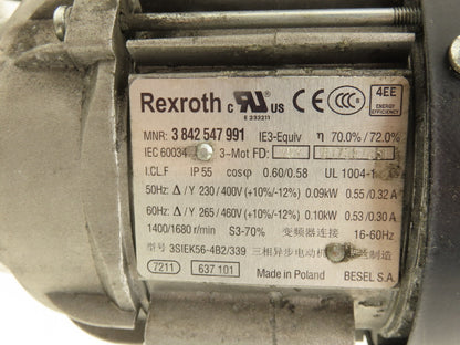 Rexroth HQ2/U LWT400 Transverse Belt Conveyor Lift Transfer 160x400mm 3PH Drive