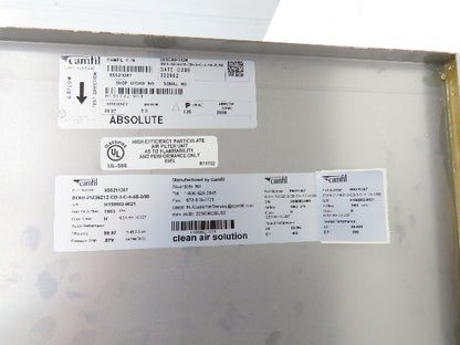 Camfi 01XH-21236Z12-CD-3-C-A-5B-0/00 855211367 HEPA Air Panel Filter 21x36x12"