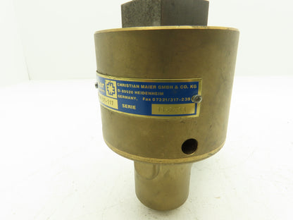 Maier DP 25 R 51-117 Rotary Joint for Water and Thermal Oil 145PSI Cooling/Hot