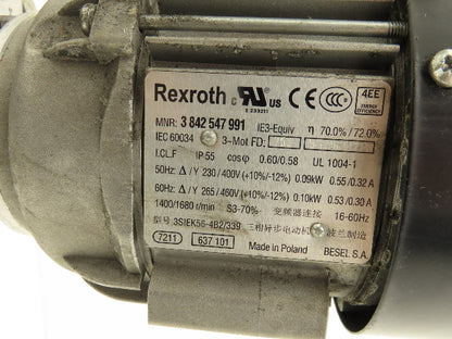 Rexroth HQ2/U LWT400 Transverse Belt Conveyor Lift Transfer 240x400mm 3PH Drive