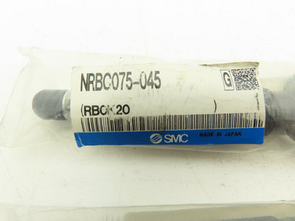 SMC NRBC075-045 Hydraulic Shock Absorber Mixture 4-3/8" OAL .45" Stroke Lot of 2