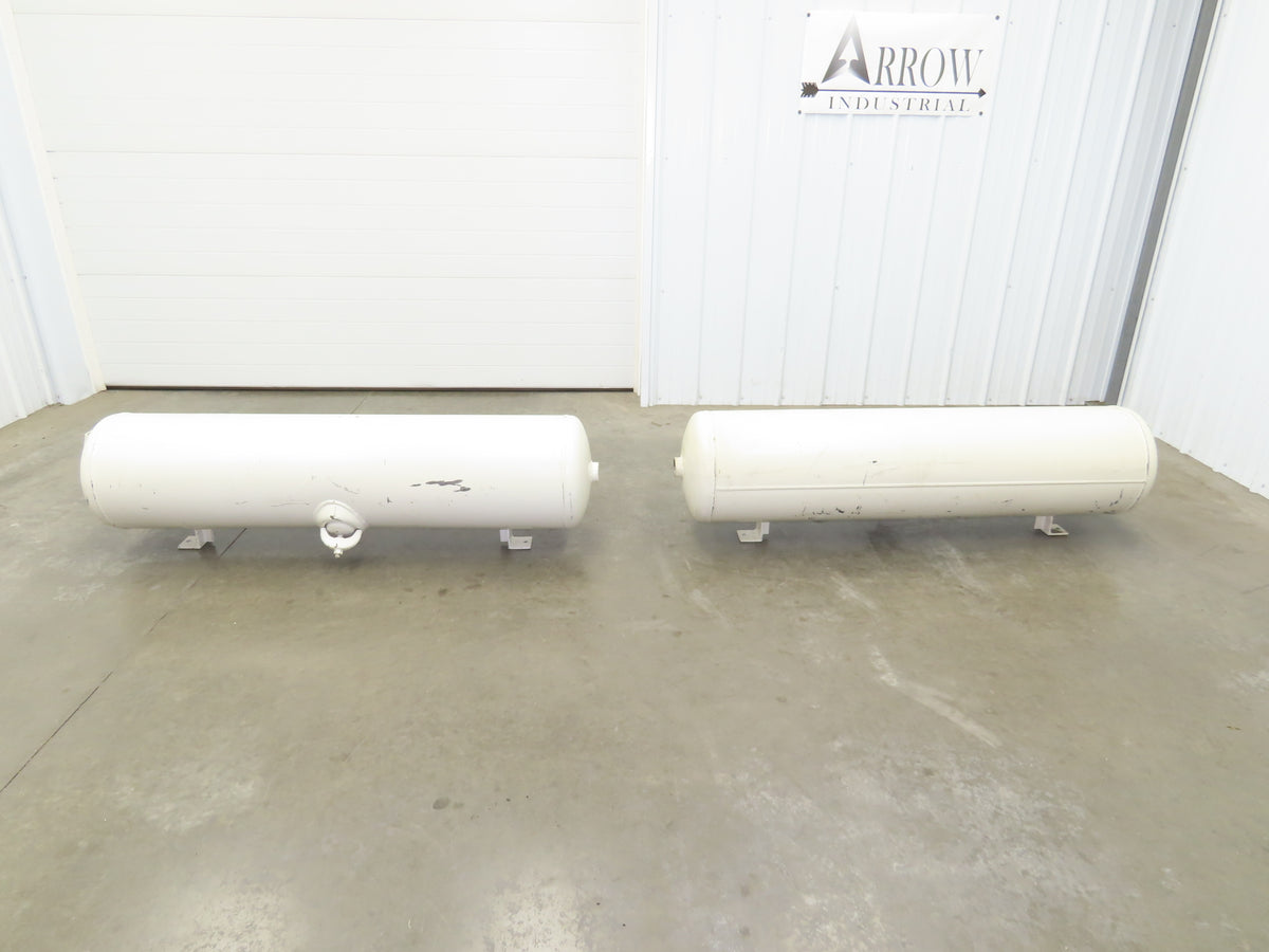 Horizontal Pneumatic Air Receiver Tank 52 Gal 200L 145PSI 10 Bar Lot of 2