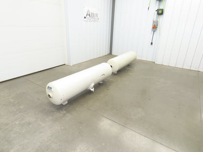 Horizontal Pneumatic Air Receiver Tank 52 Gal 200L 145PSI 10 Bar Lot of 2