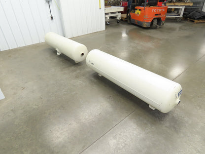 Horizontal Pneumatic Air Receiver Tank 52 Gal 200L 145PSI 10 Bar Lot of 2