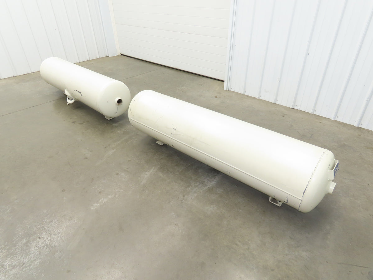 Horizontal Pneumatic Air Receiver Tank 52 Gal 200L 145PSI 10 Bar Lot of 2