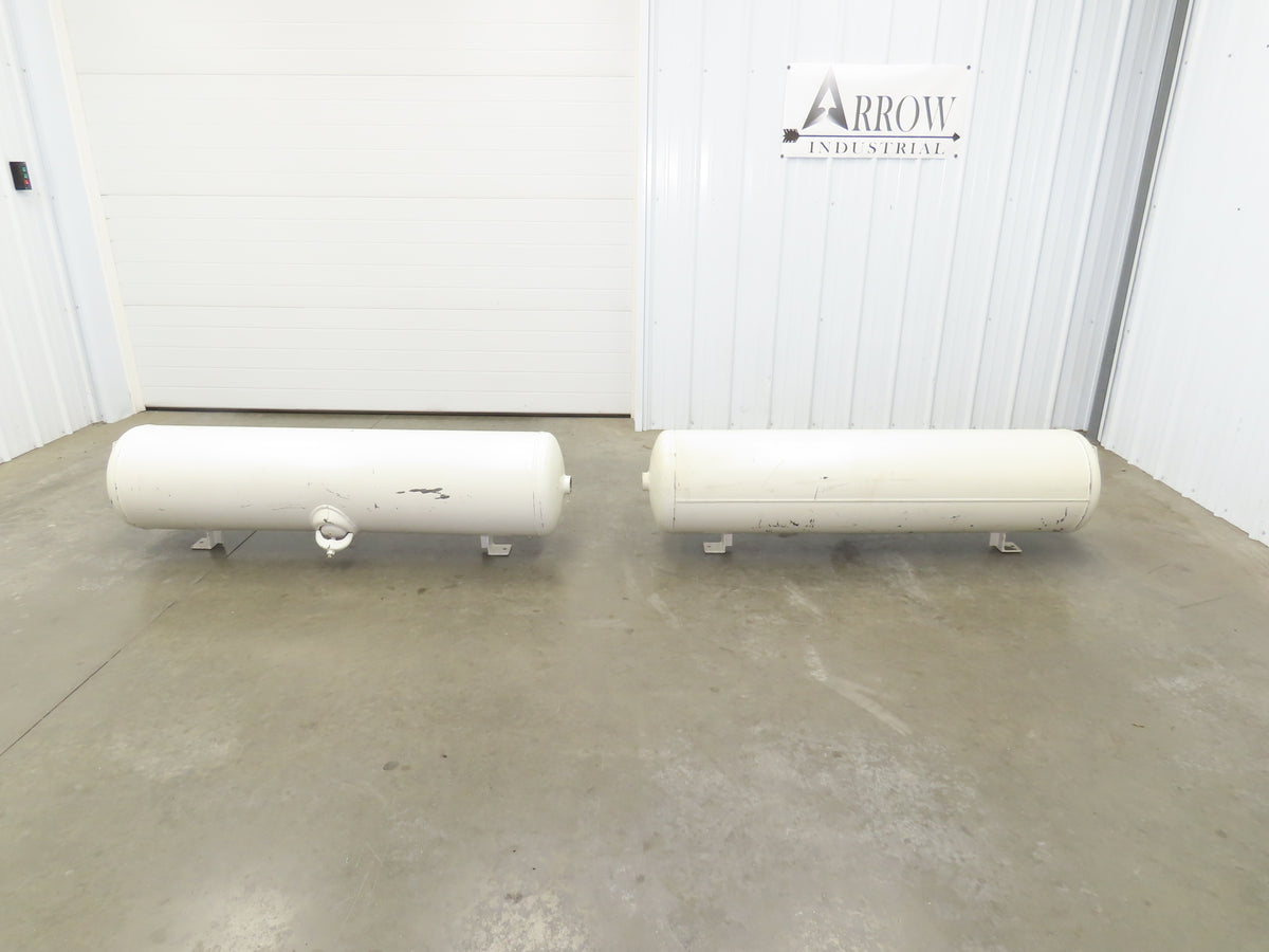 Horizontal Pneumatic Air Receiver Tank 52 Gal 200L 145PSI 10 Bar Lot of 2
