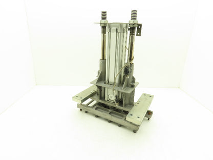 Rexroth HP Conveyor Position Cylinder Lift Plate 160x400mm Pallet 175mm Stroke