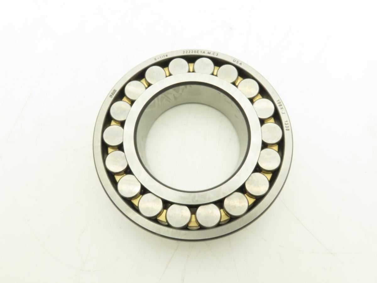 FAG 22220 E1A M C3 X-life Spherical Roller Bearing 100mm ID x180mm OD x46mm W