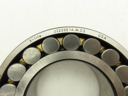 FAG 22220 E1A M C3 X-life Spherical Roller Bearing 100mm ID x180mm OD x46mm W