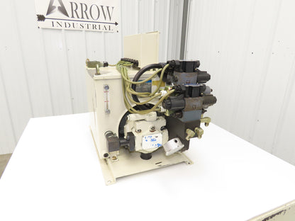 Tokimec TU-PAC TU4C Hydraulic Power Unit 8 Gal 8gpm 2000psi 3Hp 220V 3PH P16VMR