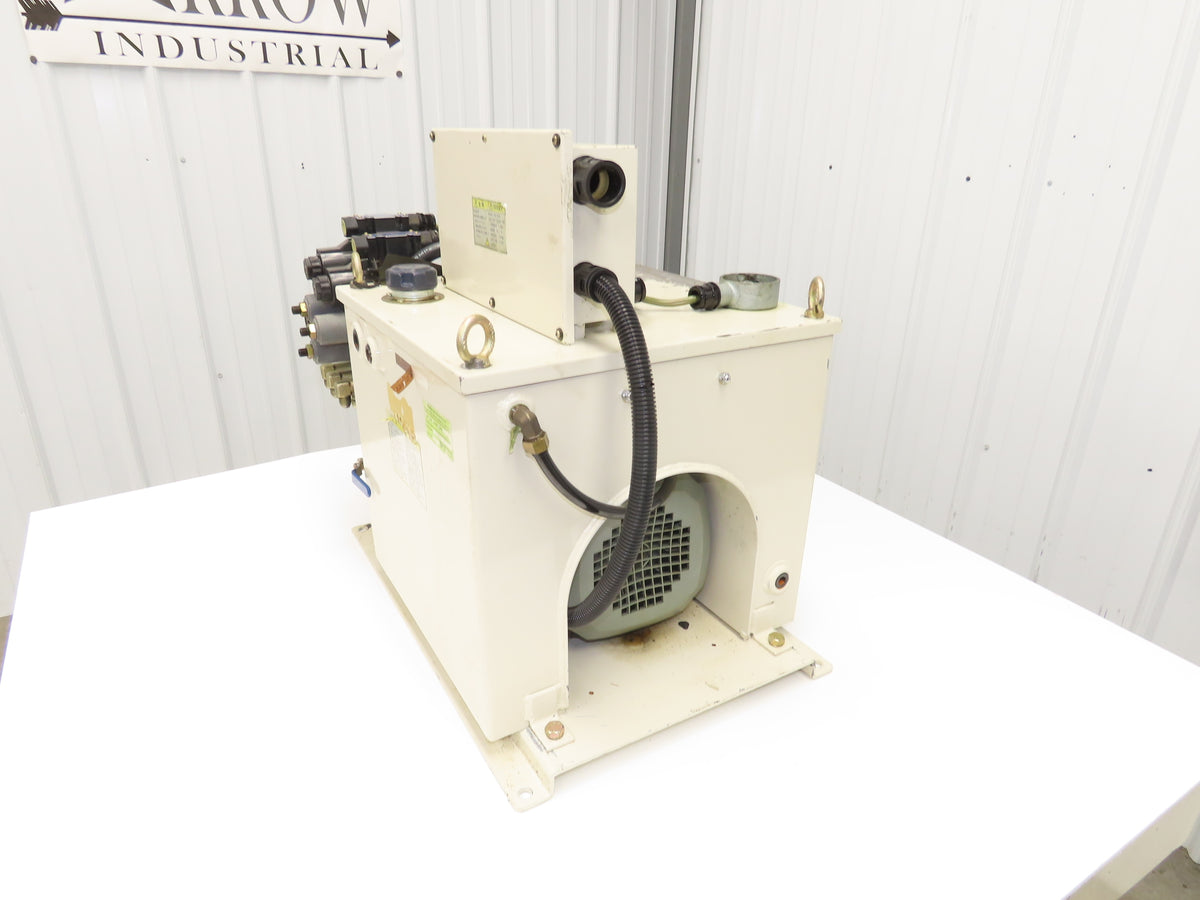 Tokimec TU-PAC TU4C Hydraulic Power Unit 8 Gal 8gpm 2000psi 3Hp 220V 3PH P16VMR