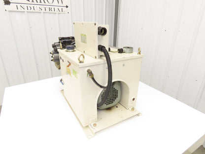 Tokimec TU-PAC TU4C Hydraulic Power Unit 8 Gal 8gpm 2000psi 3Hp 220V 3PH P16VMR