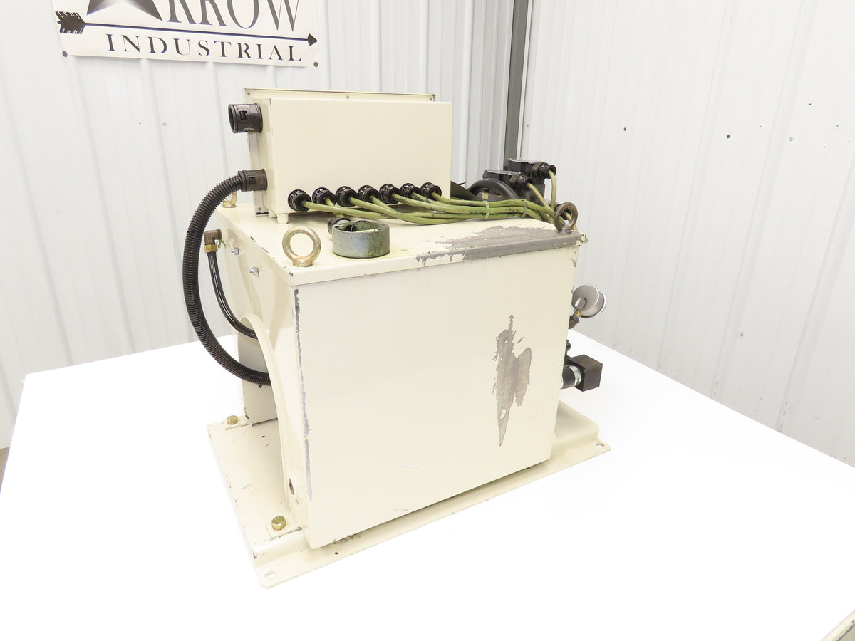 Tokimec TU-PAC TU4C Hydraulic Power Unit 8 Gal 8gpm 2000psi 3Hp 220V 3PH P16VMR