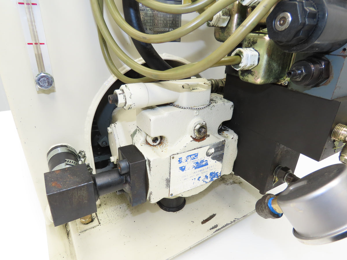 Tokimec TU-PAC TU4C Hydraulic Power Unit 8 Gal 8gpm 2000psi 3Hp 220V 3PH P16VMR