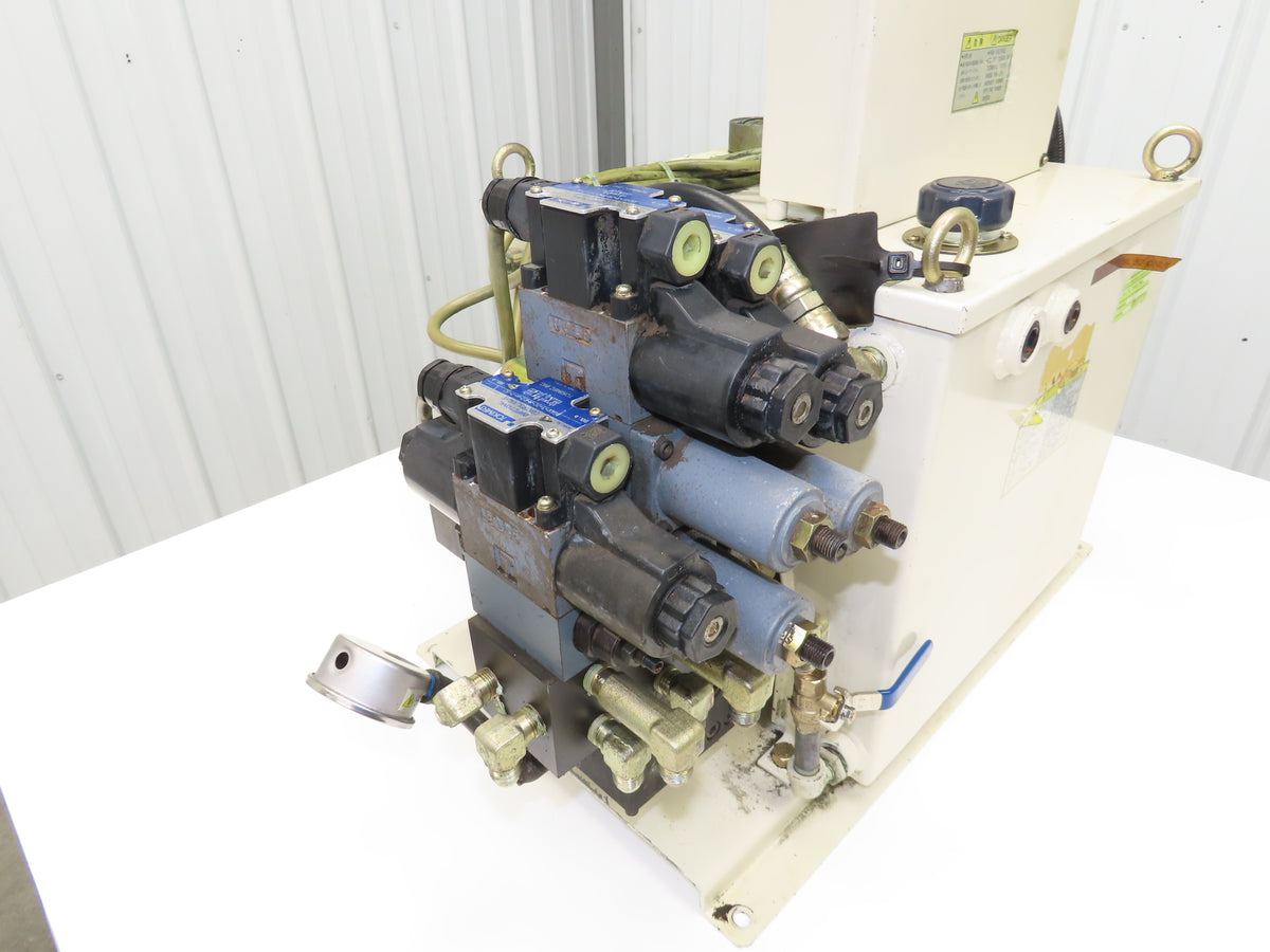 Tokimec TU-PAC TU4C Hydraulic Power Unit 8 Gal 8gpm 2000psi 3Hp 220V 3PH P16VMR