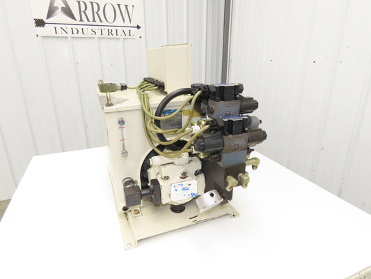 Tokimec TU-PAC TU4C Hydraulic Power Unit 8 Gal 8gpm 2000psi 3Hp 220V 3PH P16VMR
