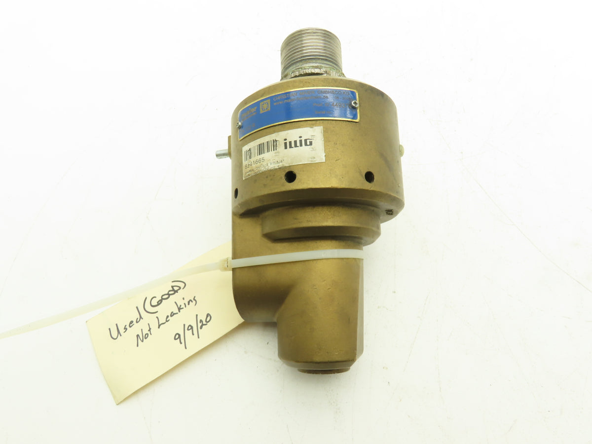 Christian Maier DX 132 R Multi-Purpose Rotary Union G1-1/4 DN32 RH 16 Bar 232PSI