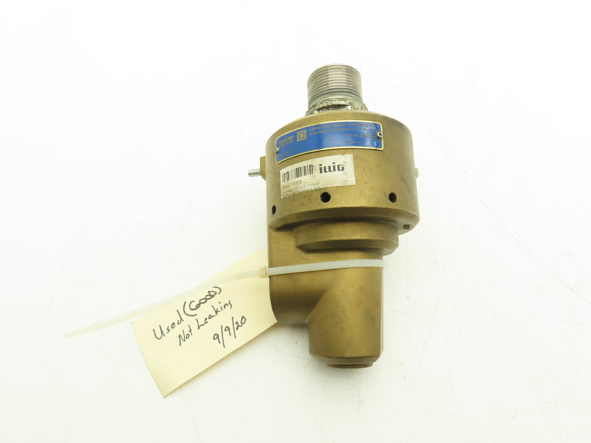 Christian Maier DX 132 R Multi-Purpose Rotary Union G1-1/4 DN32 RH 16 Bar 232PSI