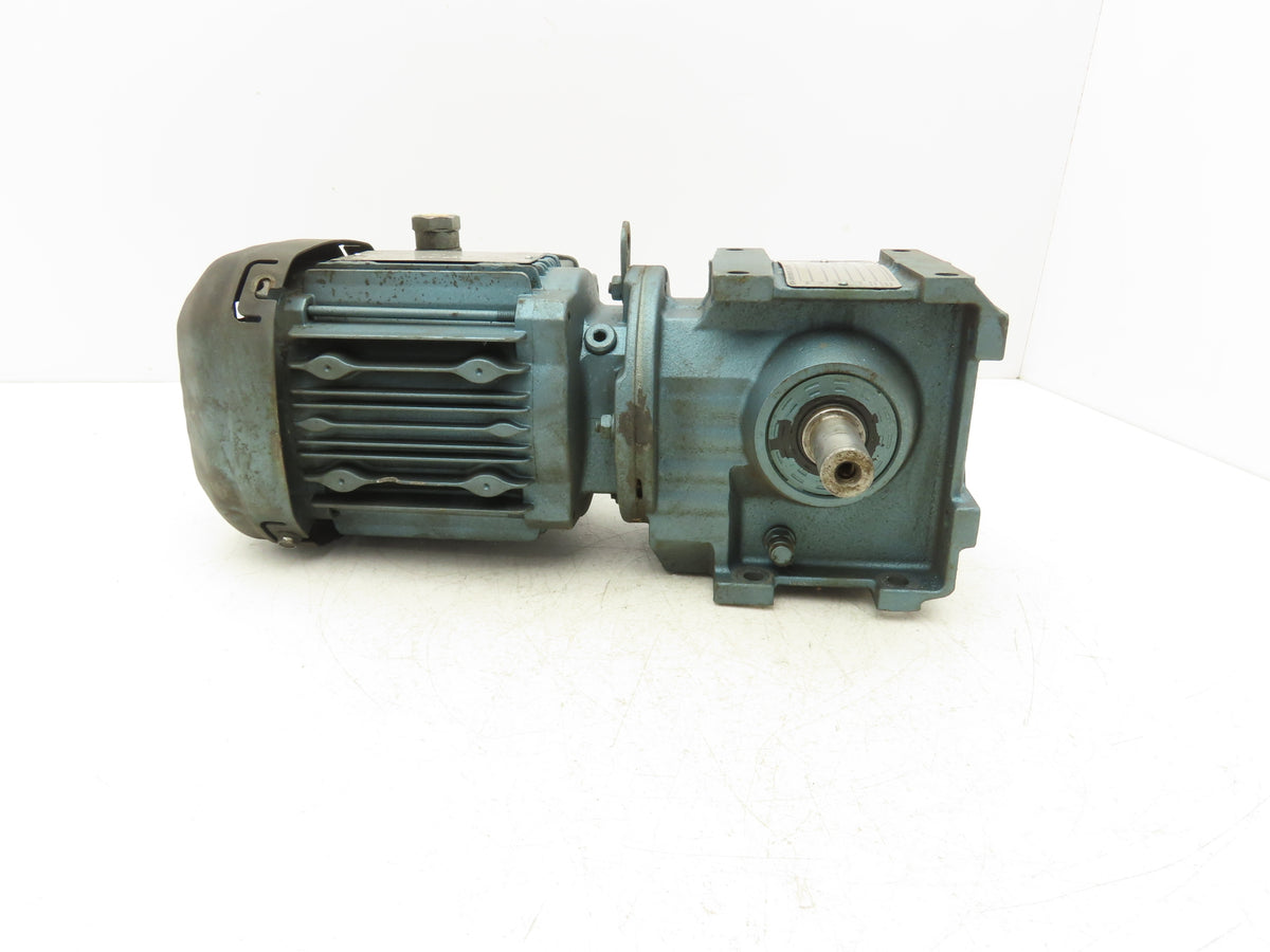 Sew-Eurodrive S37DRS71S4 Gearmotor 106:1 Ratio 16 RPM .33Hp 230/460V 3PH