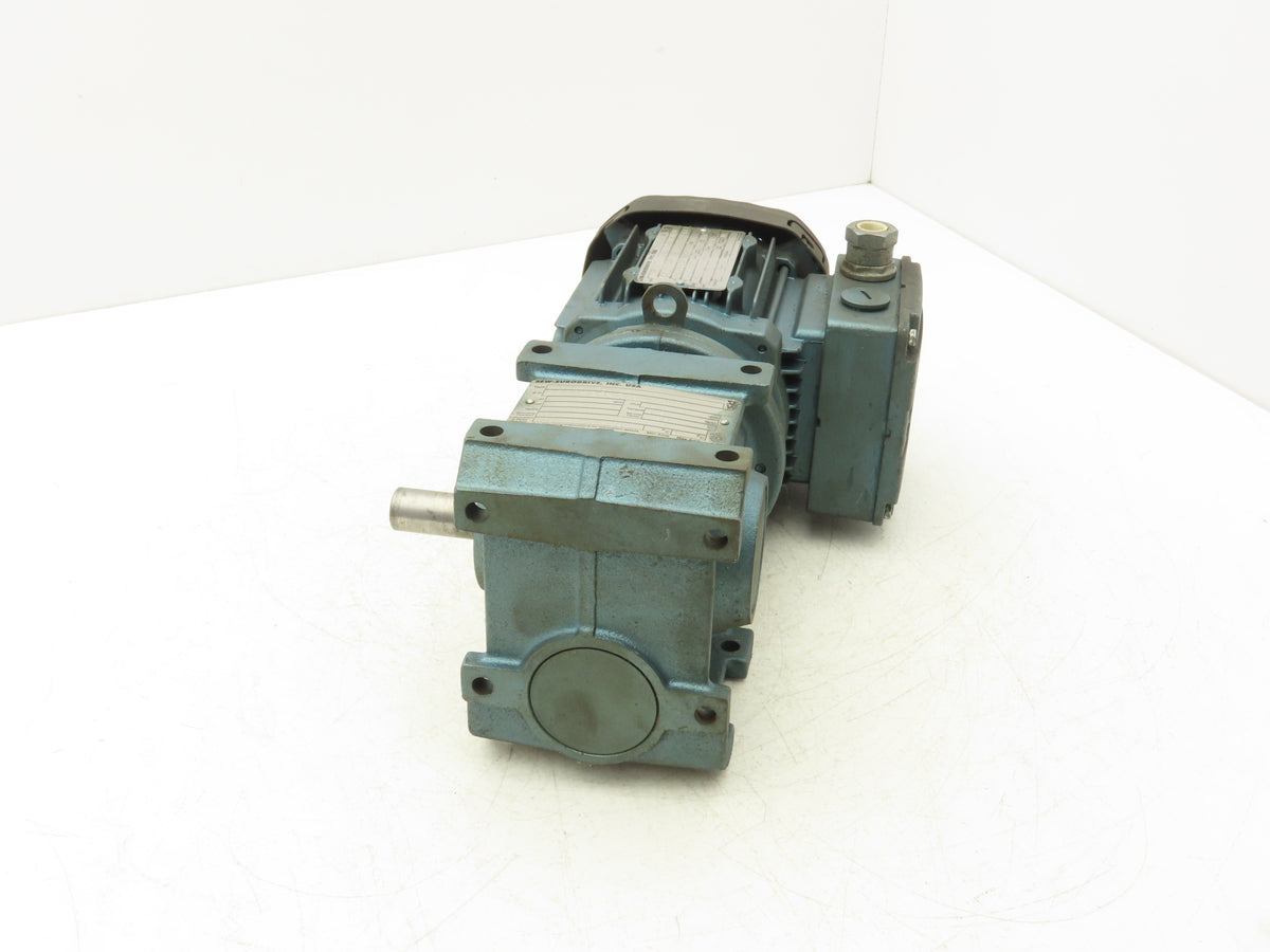 Sew-Eurodrive S37DRS71S4 Gearmotor 106:1 Ratio 16 RPM .33Hp 230/460V 3PH