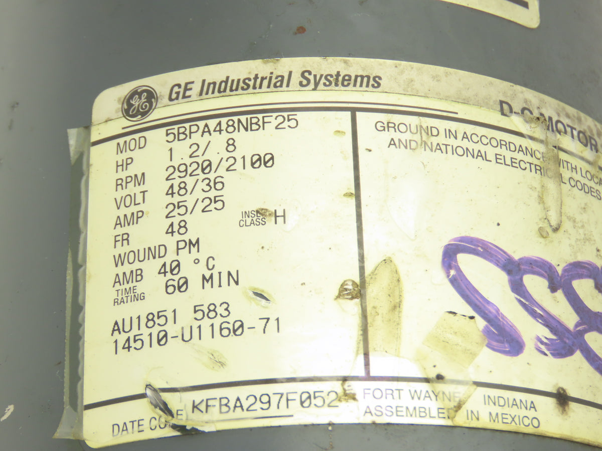 Toyota 14510-U1160-71 Forklift Power Steering Pump Motor Off Toyota 7FBCU18