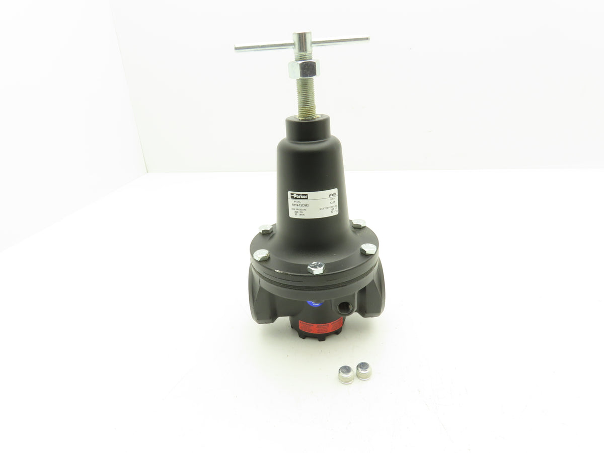 Parker R119-12C/M2 Pneumatic Regulator 1-1/2" NPT 500 SCFM 2-125 PSIG 300PSI Max