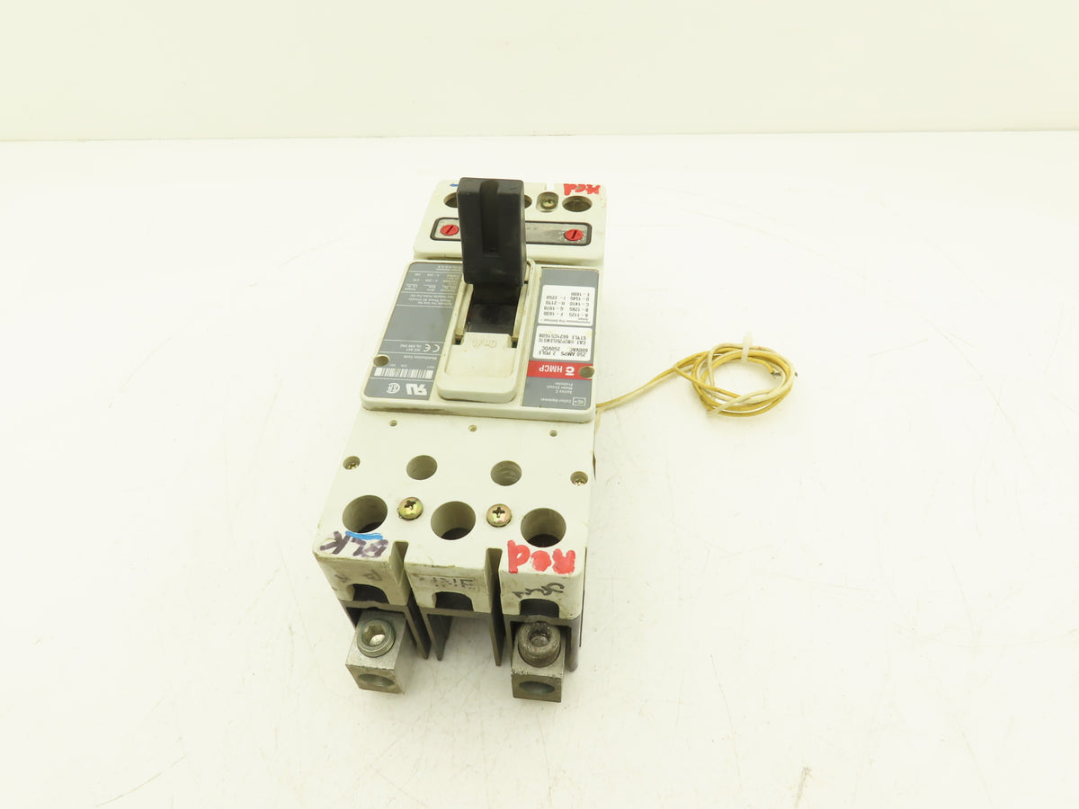 Cutler Hammer HM2P250L5WS10 HMCP Circuit Breaker 250A 2-Pole 600VAC 3PH 2-Lug