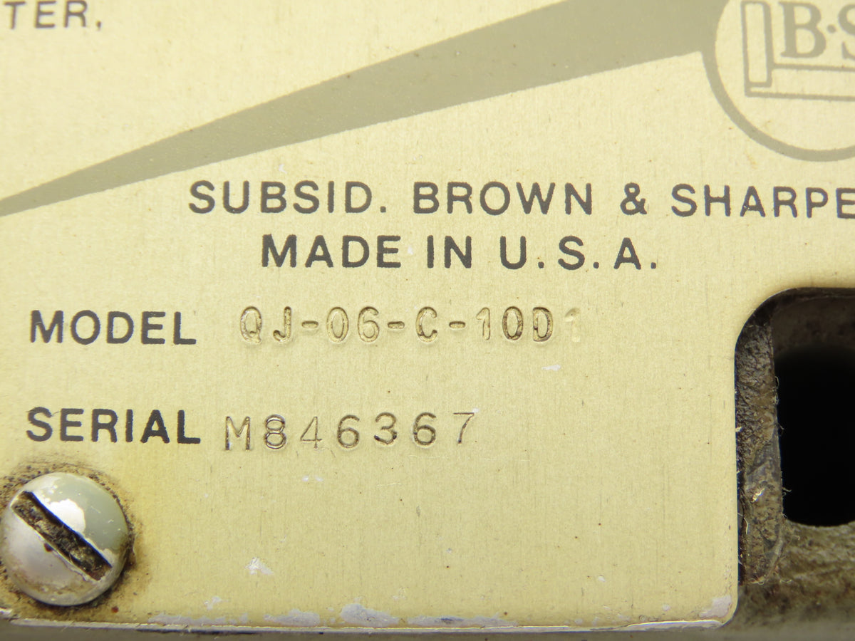Brown & Sharpe Double A QJ-06-C-10D1 Directional Control Solenoid Valve 115V