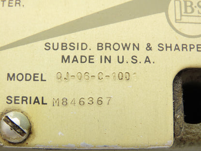 Brown & Sharpe Double A QJ-06-C-10D1 Directional Control Solenoid Valve 115V