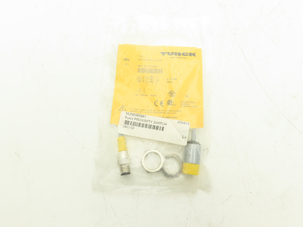 Turck NI10-G18K-AP6X-0.2-RS4T Proximity Switch M18 x 1 DC 3-Wire 10-30 VDC