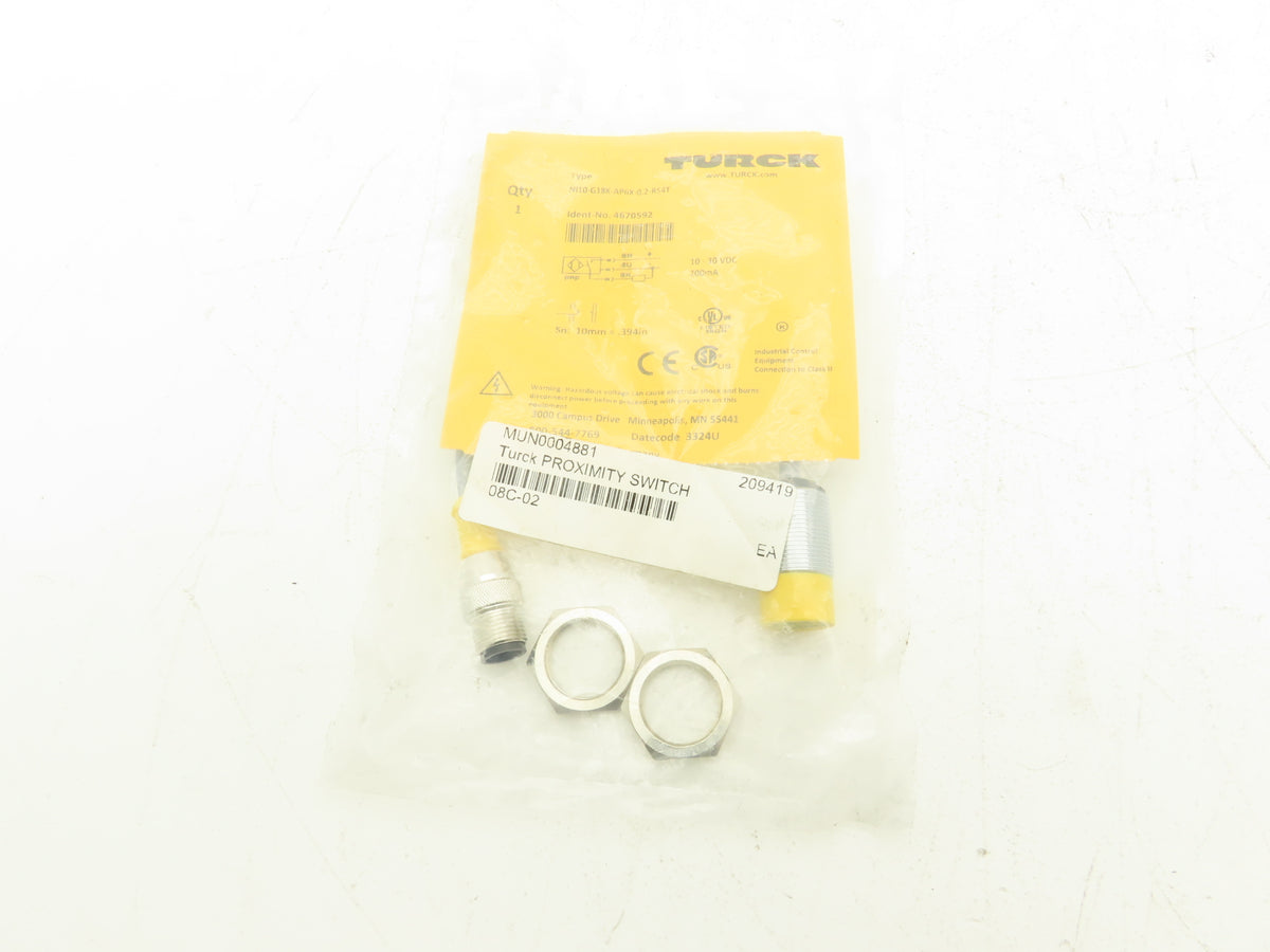 Turck NI10-G18K-AP6X-0.2-RS4T Proximity Switch M18 x 1 DC 3-Wire 10-30 VDC