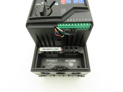 Vacon ETRAC XFC400 Variable Speed / Frequency Inverter Drive  1HP 380-480V VFD
