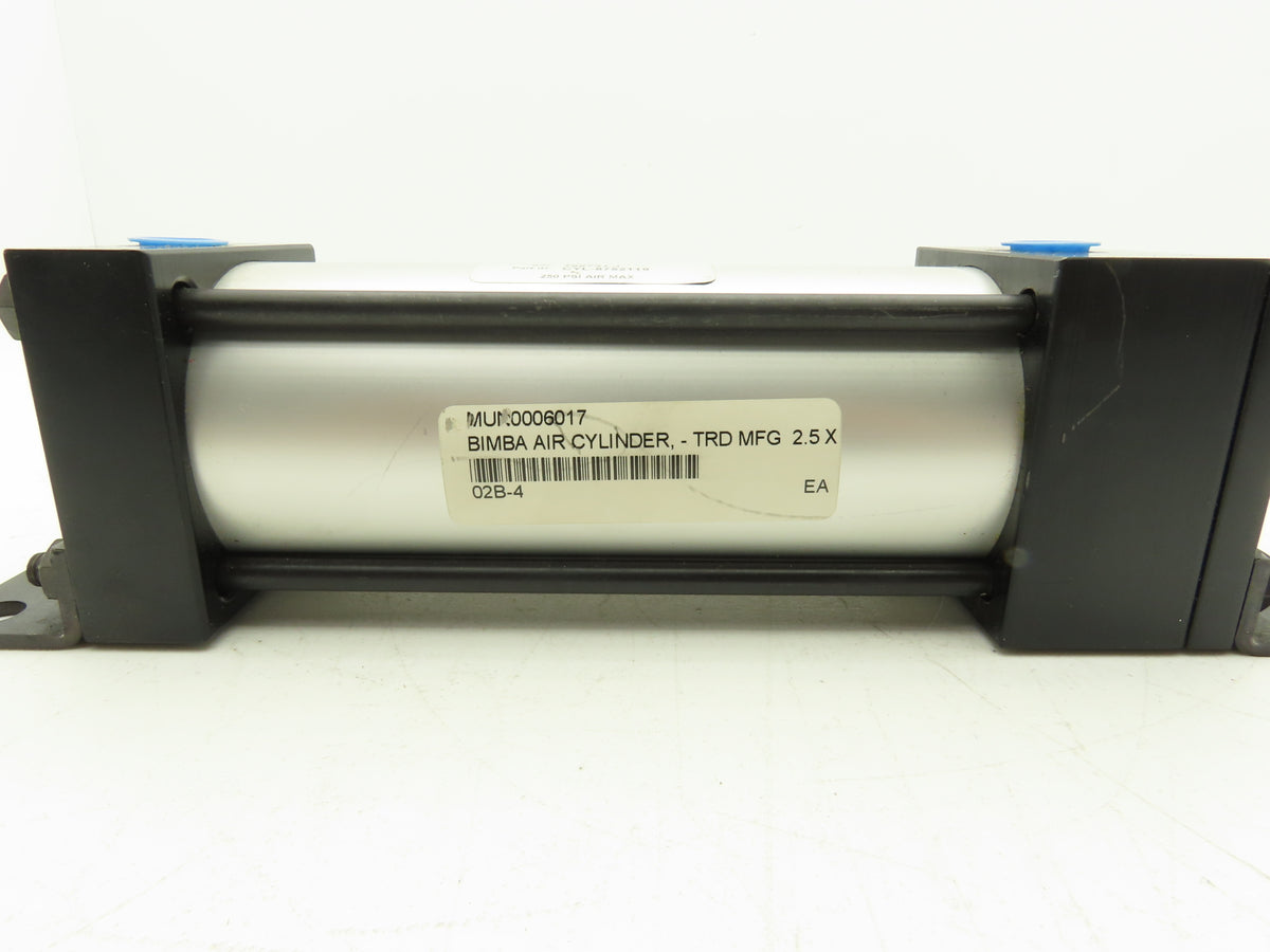 TRD Manufacturing Bimba CYL-8752119 Pneumatic Air Cylinder 2.5" Bore 5" Stroke