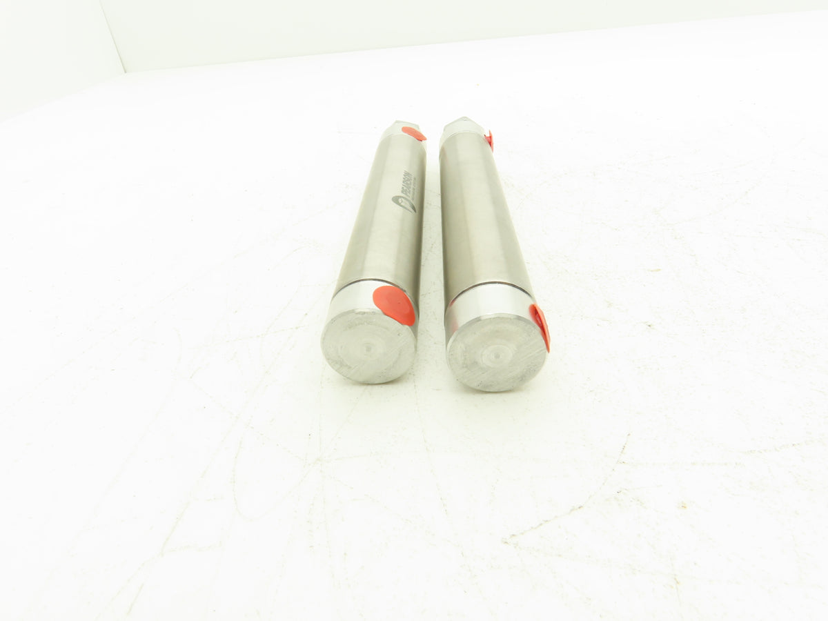 Pearson 616960 Pneumatic Cylinder 1" Bore 4-1/2" Stroke 2 Way Nose Mt Lot of 2