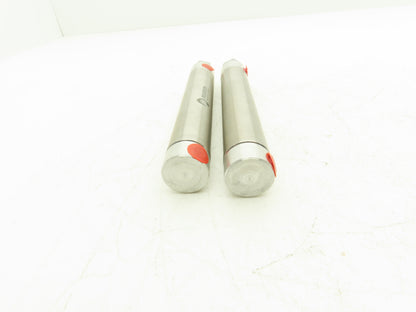 Pearson 616960 Pneumatic Cylinder 1" Bore 4-1/2" Stroke 2 Way Nose Mt Lot of 2