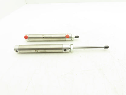 Pearson 616960 Pneumatic Cylinder 1" Bore 4-1/2" Stroke 2 Way Nose Mt Lot of 2