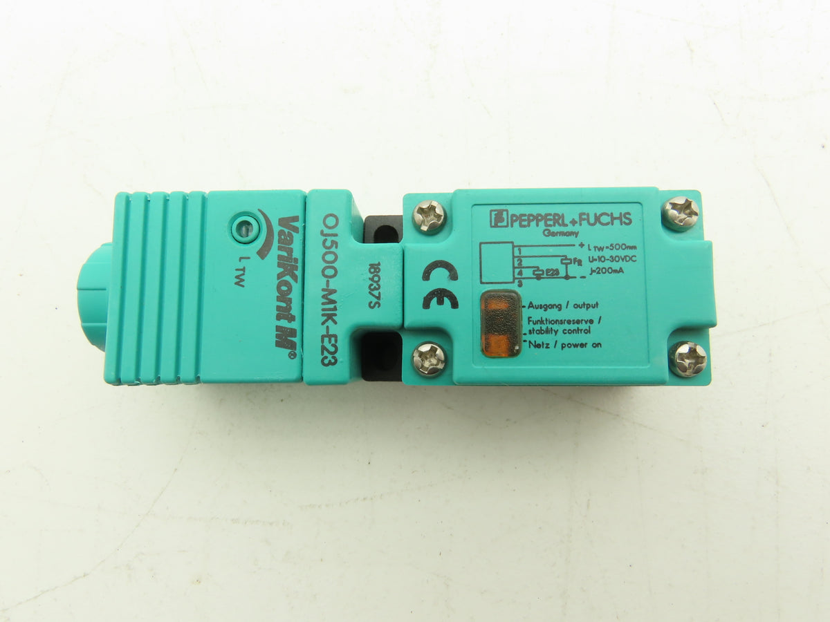 Pepperl+Fuchs OJ500-M1K-E23 VariKont M Photoelectric Sensor 500mm 10-30VDC PNP