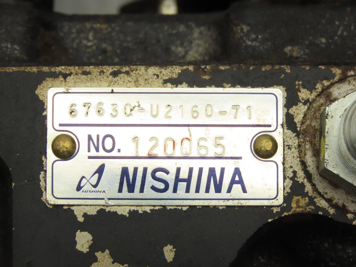 Toyota 67630-U2160-71 Hydraulic 4-Spool Forklift Mast Control Valve Off 7FBCU18